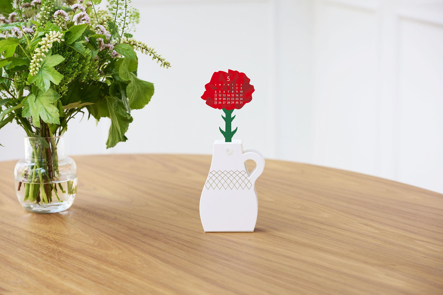 2025 good morning calendar Flowers