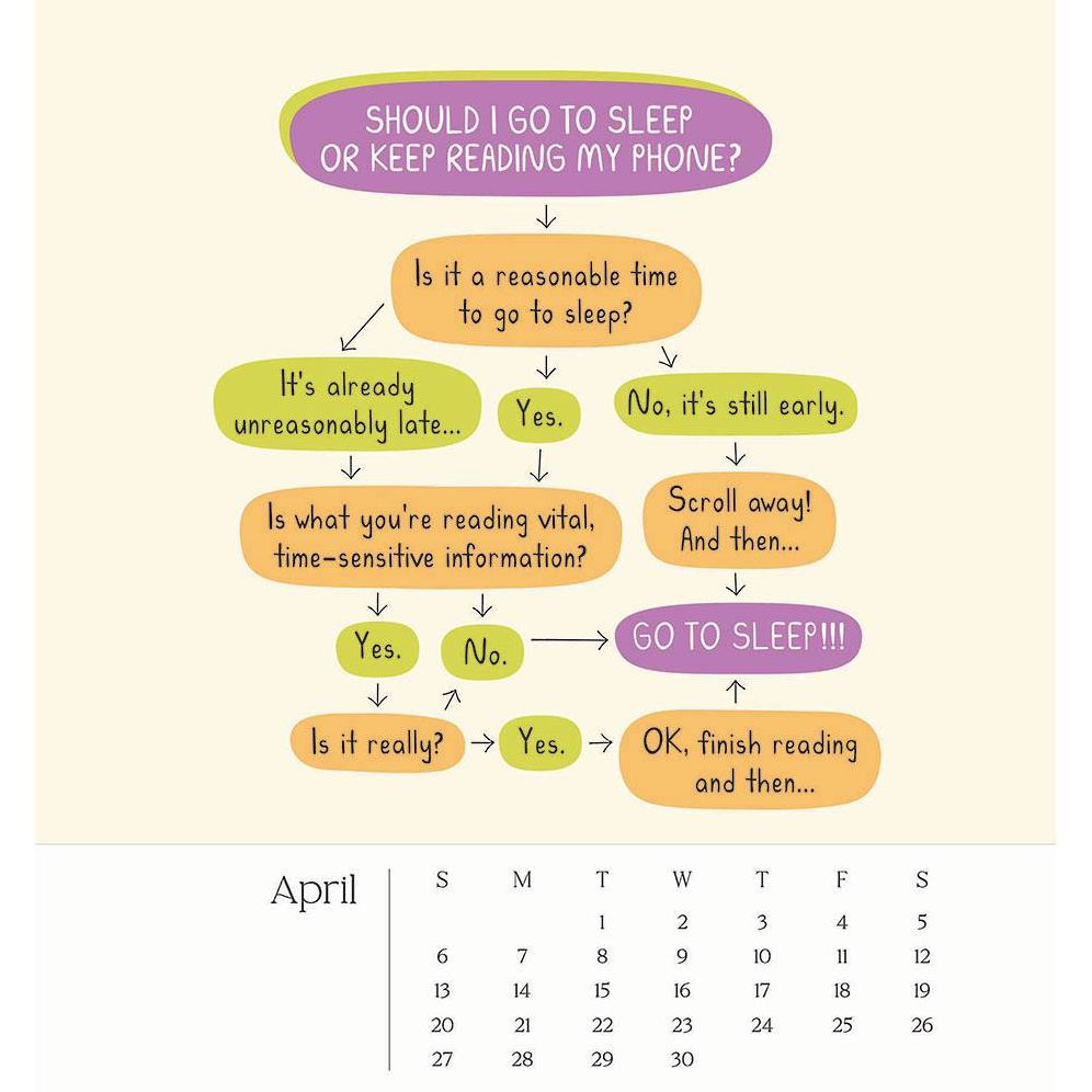 2025 Flow Through The Year Desk Calendar