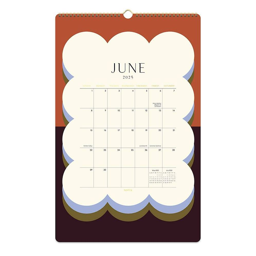 2025 printing Modern Tall Wall Calendar