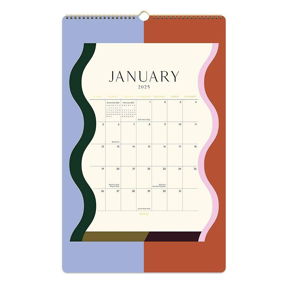 2025 printing Modern Tall Wall Calendar