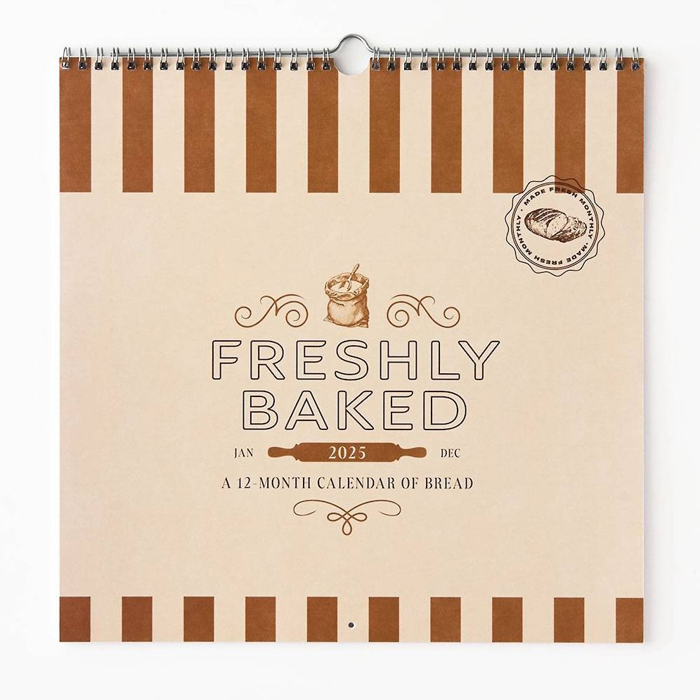 2025 printing Freshly Baked 12x12 Wall Calendar